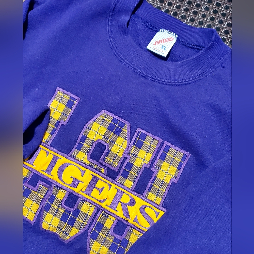 Vintage Jerzees LSU Tigers Sweater